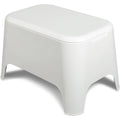 Design versatile tavolini da appoggio con contenitore bianco