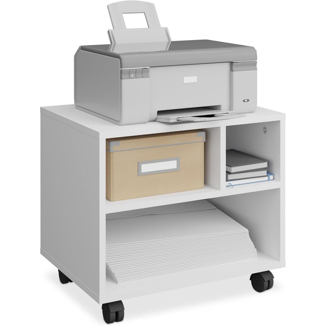 Design versatile supporti per stampante salvaspazio bianco