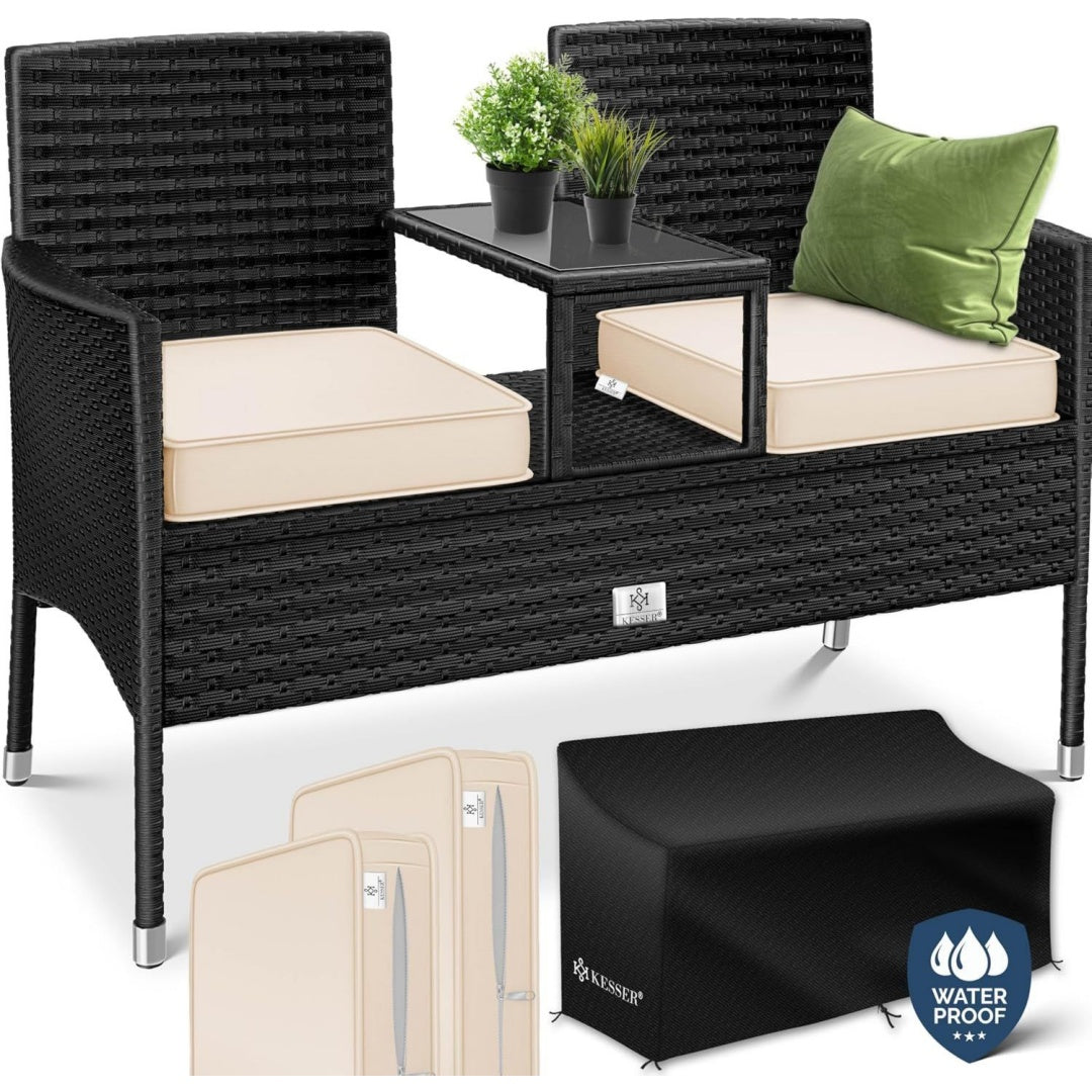 Design versatile panche nero