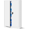 Design versatile armadi archivio in metallo bianco