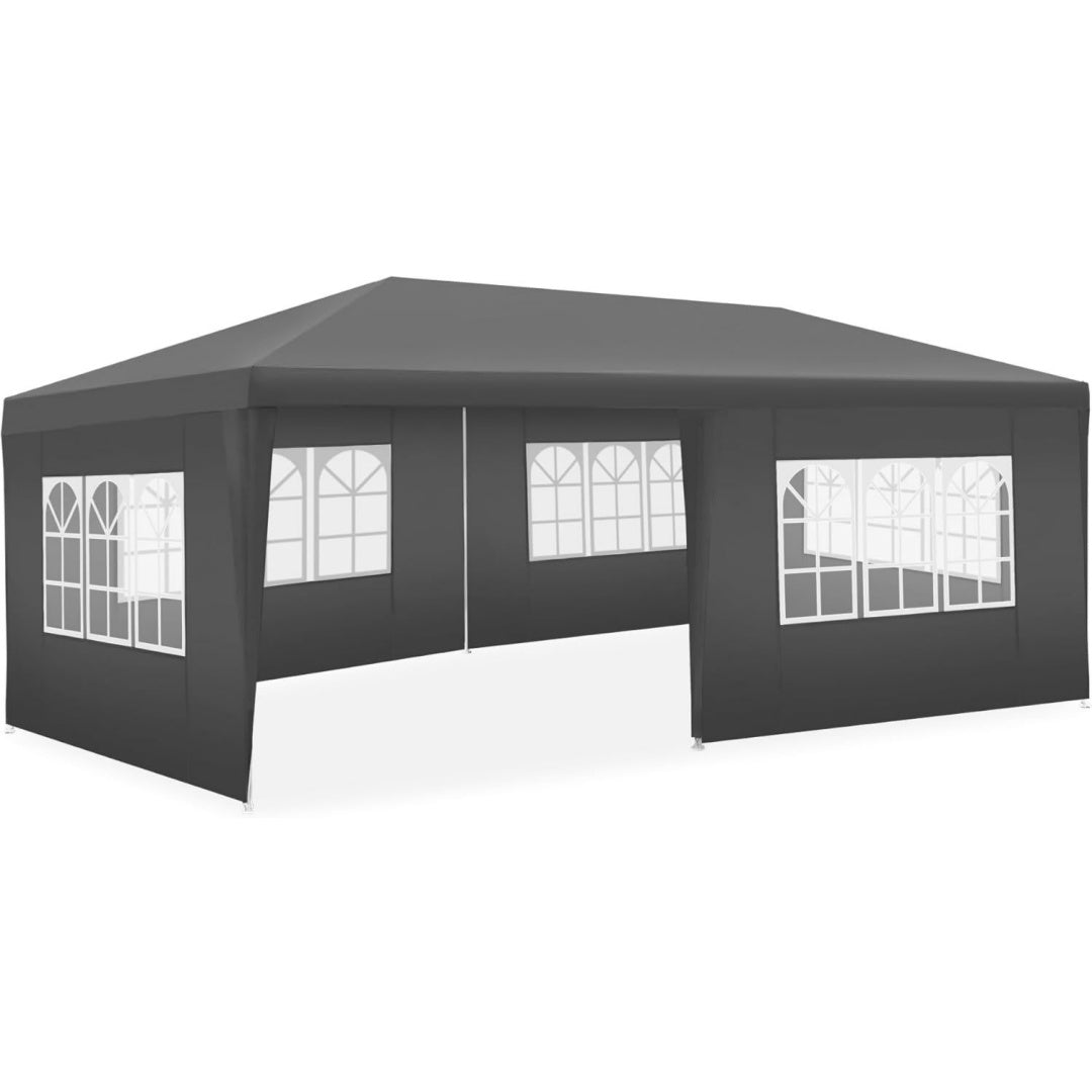 Design versatile gazebo grigio