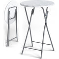 Design versatile tavolini da caffé in legno pieghevole bianco