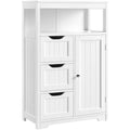 Design versatile mobili a terra in metallo bianco