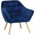 Design versatile poltroncine in legno blu