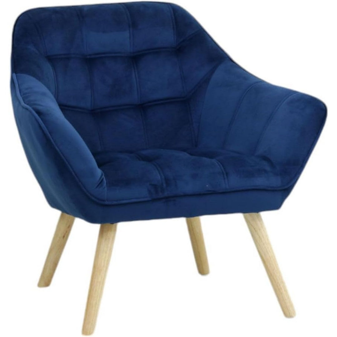 Design versatile poltroncine in legno blu