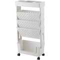 Soluzione funzionale librerie con contenitore bianco