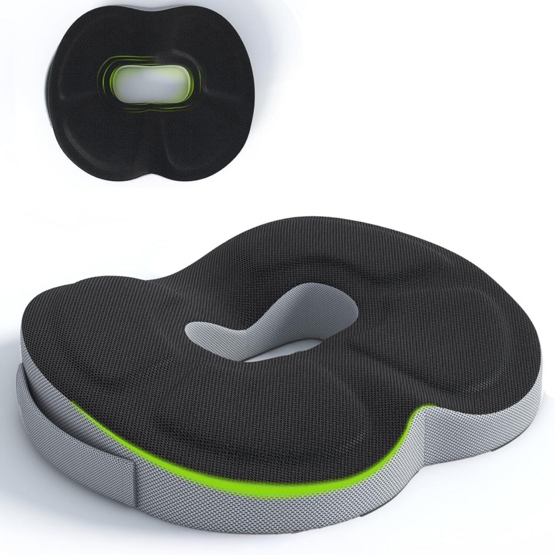 Design versatile cuscini per sedie e supporti lombari nero